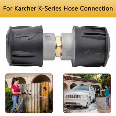 For Karcher High-Pressure Washer Quick Release Adaptor Hose To Hose Connector M22 14mm