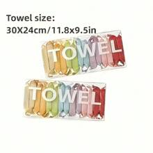 7pcs/14pcs Compressed Travel Face Towels, Disposable Use Towels Suitable For Camping & Travel, Worth Having