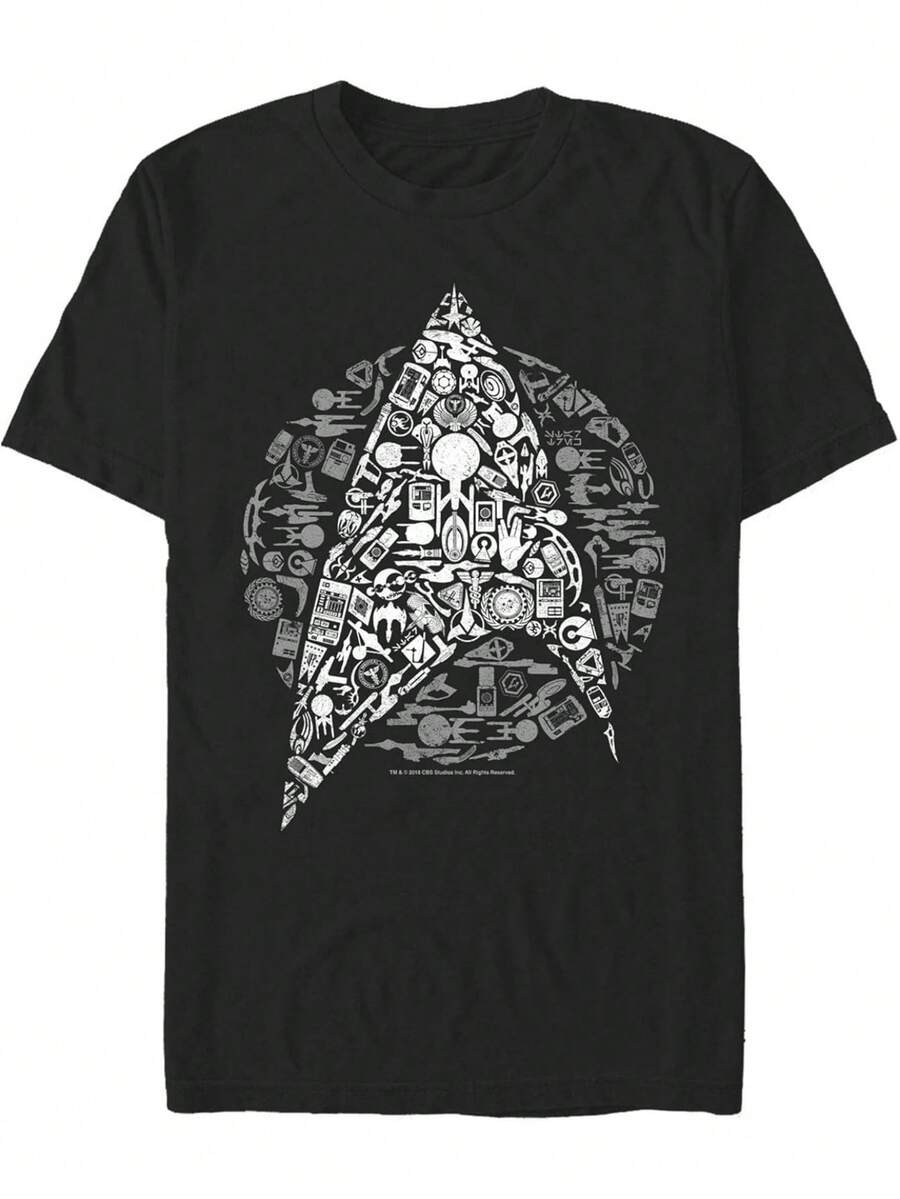 Fifth Sun Men's T-Shirt - 黑色 - 查看 1