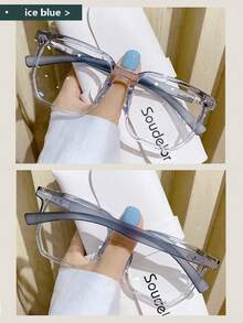 1副女士最新款现代简约方形变色时尚眼镜 - 彩色 - 查看 6