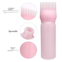 3 件套全新按摩洗发刷、染发梳、洗发瓶、发饰花夹、美发工具套装、返校、旅行度假必需品、女士发饰 - 彩色 - 查看 3