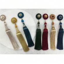 1 件流苏装饰饰品，适用于家居装饰、DIY 工艺纺织品装饰、服装和包袋装饰、节日装饰 - 彩色 - 查看 4