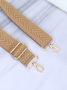 Bolso de mano con correa bordada ajustable, billetera, bolso cruzado, bolso de hombro, cordón - Marrón - Ver 5