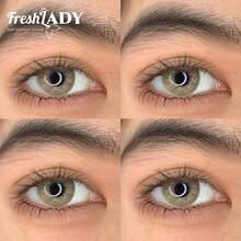 FRESH LADY Freshlady 日常彩色隐形眼镜 Pupilentes Love Story Oxytocin 14.20mm 彩色隐形眼镜 1 年抛型 万圣节服装 角色扮演