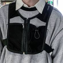 Running Vest - Adjustable Unisex Reflective Vest With Phone Holder And Storage - Lightweight And Durable Running Backpack Alternative - Hydration Vest -Running Safety Gear For Men And Women