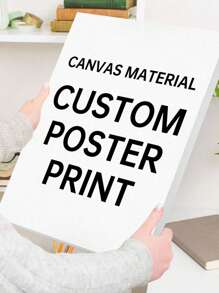 1pc Customized Canvas, Suitable For Living Room, Wedding, Pets, Family, Love, Couples, Friends, Pictures, Photos, Framed Wall Art, Gift, Best Friend Gift, Family Gift, Birthday Gift, Gift For Family/Friends/Girlfriend/Boyfriend