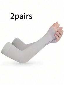 Sunscreen Ice Sleeve Men's Long Summer Arm Sleeve Sleeve Women's Ice Silk Sleeve UV Protection