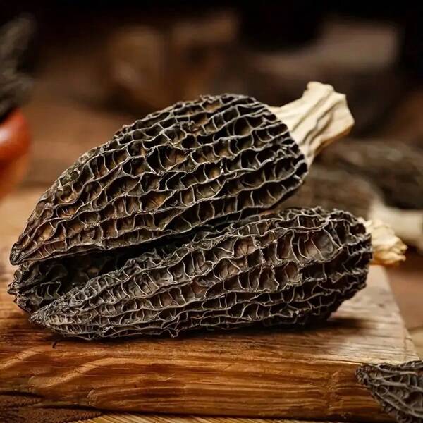 Premium Grade Dried Morel Mushrooms - Gourmet Food & Beverage Gift Assortment - High-Quality, Savory, And Aromatic Fungi For Cooking And Culinary Delights - Perfect For Special Occasions And Gift-Giving