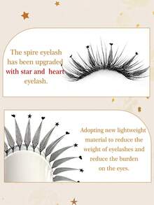 CoMango 240Fans C/D 卷曲新款心形星形漫画尖顶睫毛漫画睫毛延长 0.07 毫米 8-15 毫米动漫睫毛自动开花预制扇形优质水貂睫毛延长睫毛簇、睫毛簇、单根睫毛、睫毛、假睫毛