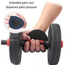1 Pair Fingerless Fitness Gloves, Weight Training Palm Dumbbell Grip Pad, Workout Gloves - Multicolor - View 7