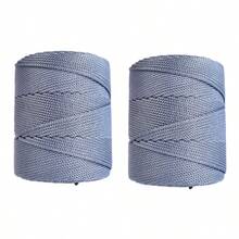 3mm Około 240g Kolorowa pleciona lina Pusta nić Rzemiosło Dekoracja DIY Tkana torba Ręcznie robione akcesoria do toreb Włókno poliestrowe - 3mm 2szt - Zobacz 14