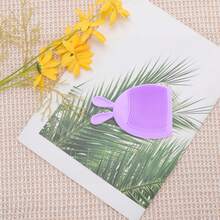 Silicone Facial Cleansing Brush Rabbit Shaped Cleaning Brush 3.35"X2.56"X0.63" - 紫色 - 查看 6