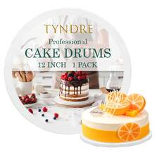 1/3 PCS 10/12/14inch White Gold Black Cake Boards Cake Drum 10 Inch Round, 1/2" Thick Cake Decorating Supplies Sturdy Corrugated Cardboard For Multi-Layer Cakes - Multicolor - View 18