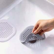 Silikon Bodenablauf Abdeckung Haar Catcher Falle Sieb Stopper Mit Saugnapf Für Badezimmer