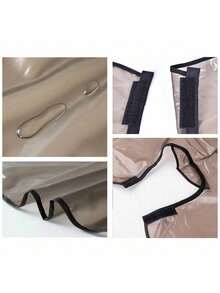 Professional Hair Dyeing & Perming Cape, Waterproof & Oil-Proof Shoulder Cover, Hair Salon Apron, Hairdressing Tool - Light Grey - View 5