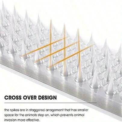 8/10个装 全新防鸟刺、防猫刺、防盗神器防鸟刺窗台、阳台、花盆、篱笆墙防鸟刺