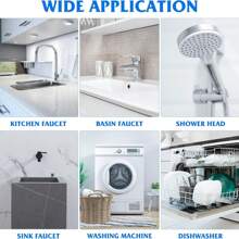 Faucet Diverter Valve With Aerator & External Thread Adapter, Faucet Adapter For Washing Machine Hose Accessories, Faucet Connector For Drainage