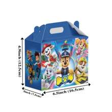 Paw Patrol 12pcs Paw Patrol Candy Box Birthday Gifts Decor Paper Bag Favors Cake Boxes Packaging DIY Box Party Gift Packing Box,Very Suitable For Festivals, Fans, Schools, And Gift Giving, School Supplies,Back To School