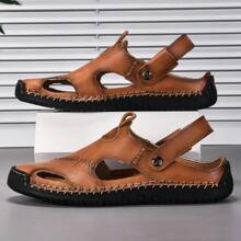 Herren Sommer 2-in-1 Zehentrenner, Lässig, rutschfest, weiche Sohle Strandschuhe