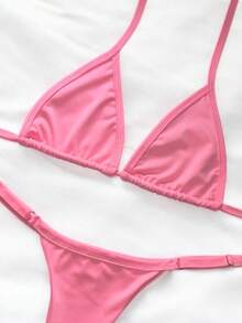 Women's Athens Suplex Curtain Bikini With Regulator - Bubblegum Pink - View 4