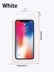 1个超大防水袋 - 让您的手机在水下保持干燥和保护！非常适合水下活动、海滩、游泳、冲浪和漂流。可用作旅行收纳袋、化妆包、化妆包、度假收纳包、大容量化妆品收纳盒、化妆盒，可容纳口红、刷子、护肤品、手机、硬币、小物件，适合居家、送礼、度假和节日万圣节圣诞节等多功能用途，波西米亚风情