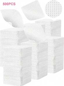 无纺布指甲清洁湿巾，指甲护理产品，卸甲湿巾，超强吸水柔软指甲清洁湿巾，适用于卸除指甲油和睫毛嫁接，指甲用品，美甲贴片 - 白色 - 查看 17