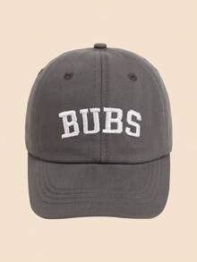 1顶“BUBS”刺绣棒球帽，时尚男女通用可调节户外遮阳帽，适合成人和儿童 - BUBS - 查看 15