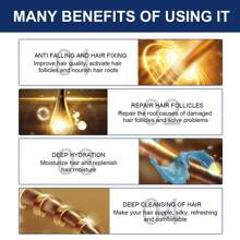 Cofanetto regalo per la cura dei capelli, cuoio capelluto pulito e capelli lisci