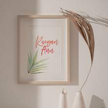 1/3pcs Flamingo Print Wall Art / Modern Style, Flamingo Print Art Set, Tropical Wall Above Crib, Flamingo Nursery Decor, Baby Room Decor, Newborn Flamingo Nursery Pink And Green, Framed Or Unframed - Multicolor - View 11