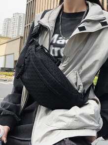 New Men's Casual Simple Style Shoulder Bag For Mobile Phone, Crossbody Bag For Student, Large Capacity Fanny Pack Backpack,Waterproof Waist Bag,Suitable For Beach,University, School, Daily Commute And Street Side Bags Chest Bag Work Weekend Summer Vacation Holiday Large Capacity Carry On Utility Gift Personalised Gifts Men Boyfriend Dad Husband Fathers Day Gifts Summer College Bag Student Gift ​​Back To School Season Gift