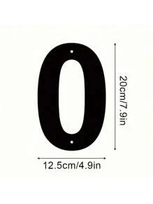 1pc Metal Art And Craft, 7.9 Inches House Number Metal Large Size Address Number, Vintage Cast Iron Home Number, Mailbox Number, Wall Holiday Decoration, 0 1 2 3 4 5 6 7 8 9, Can Be Freely Combined, Home Decor, Christmas Gift