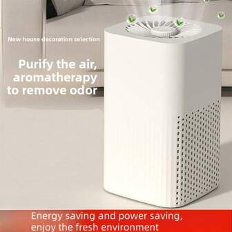 Intelligent Home Air Purifier - USB Powered, Quiet Operation, HEPA & Activated Carbon Filters, Air Purifier For Car, Office, Kitchen And Bedroom, Smoke And Odor Eliminator