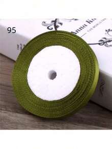 25 Yards 1cm Wide Silk Ribbon Braided Fine Tape For Gift Wrapping, Crafts, Cake Decoration - Multicolor - View 14