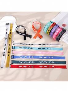 15pcs WWJD Woven Bracelet - What Would Jesus Do Christian Wristband Charity Fundraiser - 15wwjd Printed Bracelet - View 3