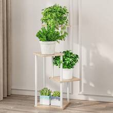 Plant Stand 5 Tier Indoor Metal Flower Shelf For Multiple Plants Corner Tall Flower Holders For Patio Garden Living Room Balcony Bedroom, Black (5 Tier-Black) - 4層-白色+索諾瑪橡木 - 查看 2