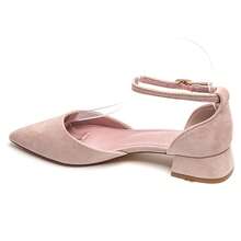Sandales Plates Élégantes Avec Bride Cheville – Confort And Style Pour L'Été - Pink - View 3