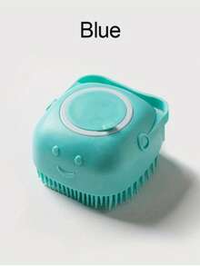 1 件柔软硅胶沐浴刷，温和去角质，按摩，有效居家沐浴工具