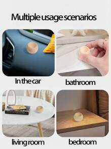 1pc Tumbler Diffuser Solid Wood Small Egg-Shaped Mineral Fragrance Wood Car Aromatherapy Spacious Fragrance Wood Office Home Bedroom Fragrance Diffuser, Aromatherapy Diffuser - Living Room, Study, Office Stick Set - No Fire, No Battery/Electricity, Home Decor Tabletop Ornament - Slow Release Fragrance
