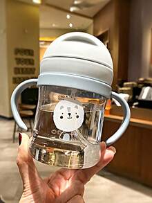 Customized Baby Feeding Bottle, Sippy Cup, Newborn Infant Water Cup With Straw, Children Toddler Milk Bottle,Christmas Gift Supplies - C Type Children's Water Cup - View 3