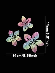 Autocolante auto cu flori strălucitoare, potrivite pentru geamurile mașinii, motociclete