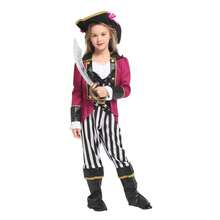 Vestido y ropa de pirata para niñas, disfraz de piratas del Caribe para niños, sin armas - Multicolor - Ver 6