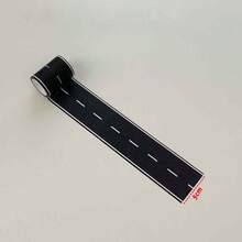 1卷自粘道路轨道交通胶带贴纸，铁路公路汽车弯道贴纸，交通胶带，学校用品，返校贴纸，剪贴簿用品，趣味贴纸，笔记本电脑贴纸，Kindle手机贴纸 - 彩色 - 查看 11