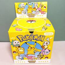 pokemon 1pc Pikachu Cute Pet Little Monster Blind Bag Eraser Cute Pikachu Duck Blind Box Dust Remover Children's Prizes Random Style