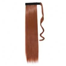 Straight Ponytail Extensions Synthetic Hair Wrap Around Ponytail Extension Heat-Resistant Wig For Women Synthetic Pony Tails Hairpieces Daily