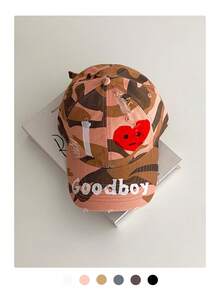 1 件软顶复古 Y2K 迷彩棒球帽，女士户外遮阳帽，3D 刺绣，做旧深冠棒球帽，时尚街头嘻哈帽，适合女士春夏 - 迷彩 - 查看 17