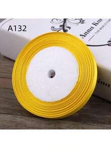 25 Yards/Roll 1cm Width Silk Ribbon For Bows Braids Gift Wrapping Cake Decoration, Back To School Valentine Day