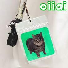 1pc Oiiaio Spinning Cat Meme Desk Decoration, Funny Novelty Stress Relief Toy - Multicolor - View 12