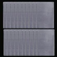 5/10/20 Pcs Clear New Medicare Card Protector PVC Soft Waterproof Plastic Card Holder Transparent Credit Card Sleeve For Business Social Security ID & License Or Cards Card Holder Wallet Business Card Holder Vertical Business Sleeves Frosted ID Protector - Multicolor - View 13