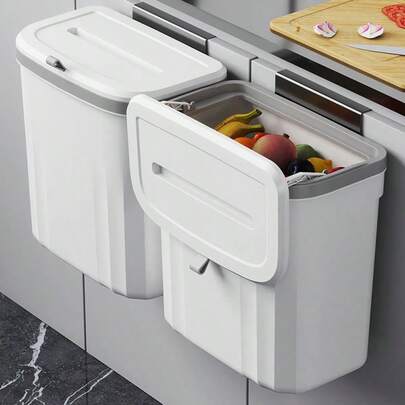1 件壁挂式厨房垃圾桶（家用）