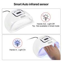 SUN X5 LED MAX Nail Lamp, 45 LED Beads UV LED Nail Lamp, Nail Curing Lamp, Gel Dryer Lamp, Nail Art Tool